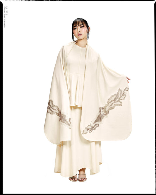 Sorel Ornate Shawl in Clef