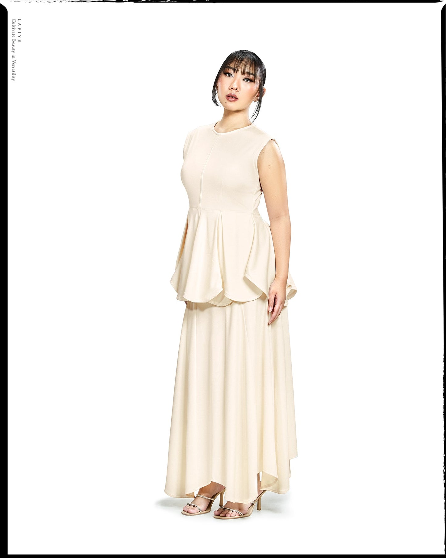 Rho Godet Skirt in Clef