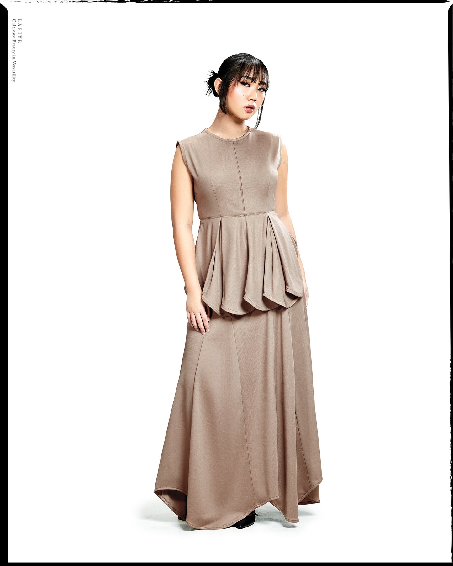 Rho Godet Skirt in Lire