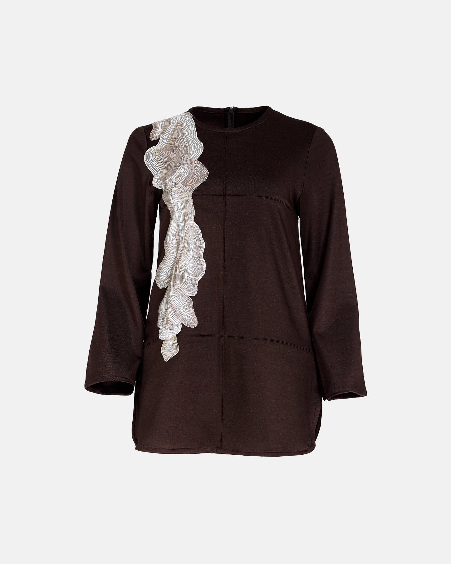 Sorel Patched Loose Top in Quill