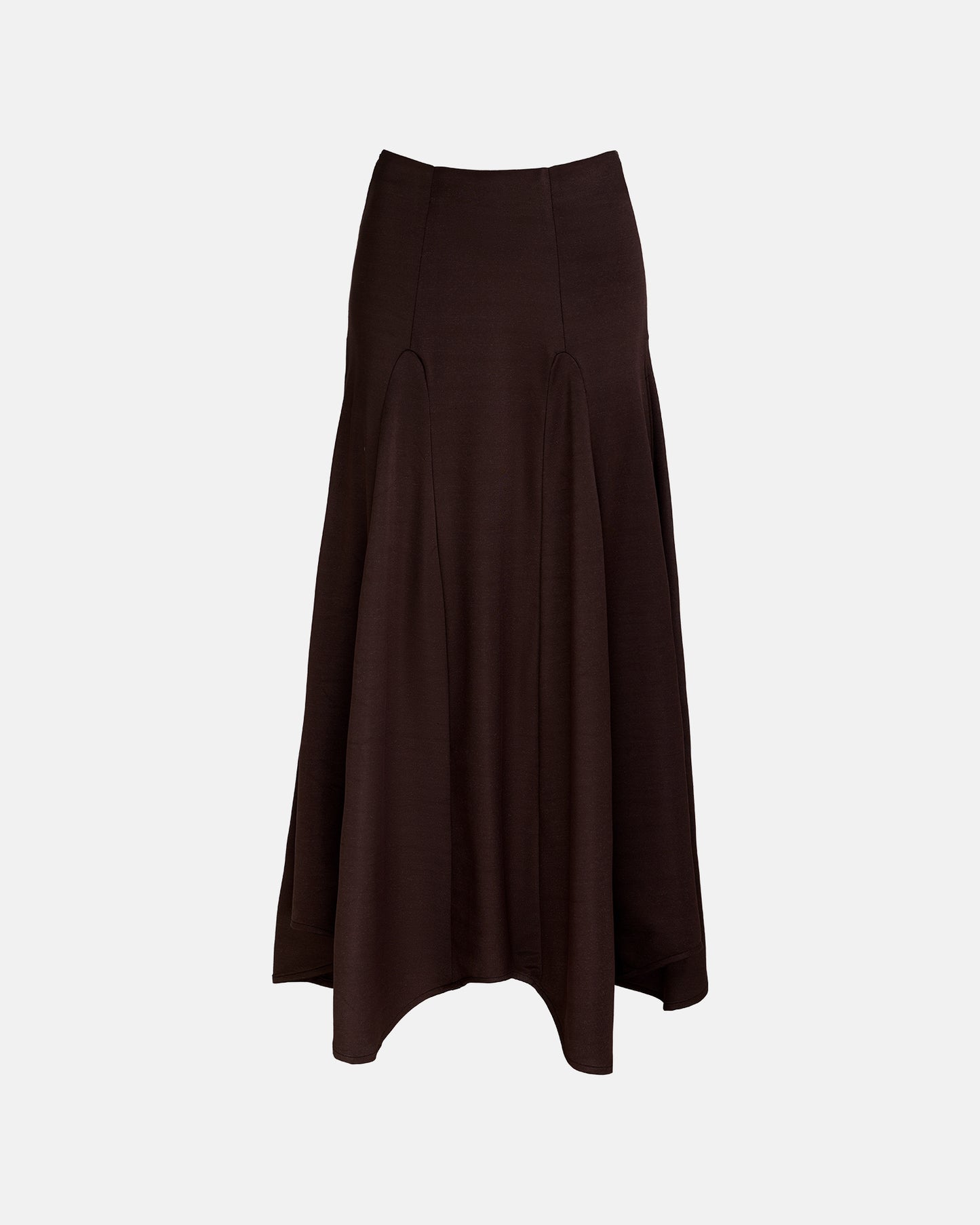 Rho Godet Skirt in Quill