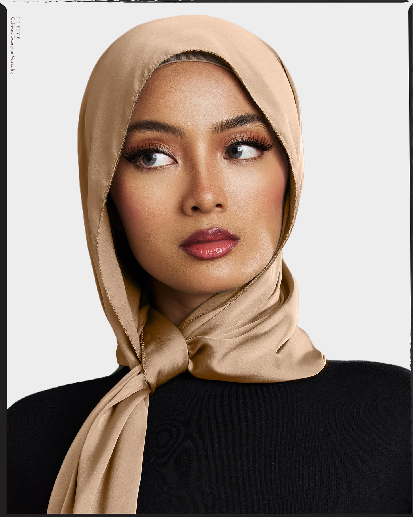 Premium Silk Scarf in Aurea