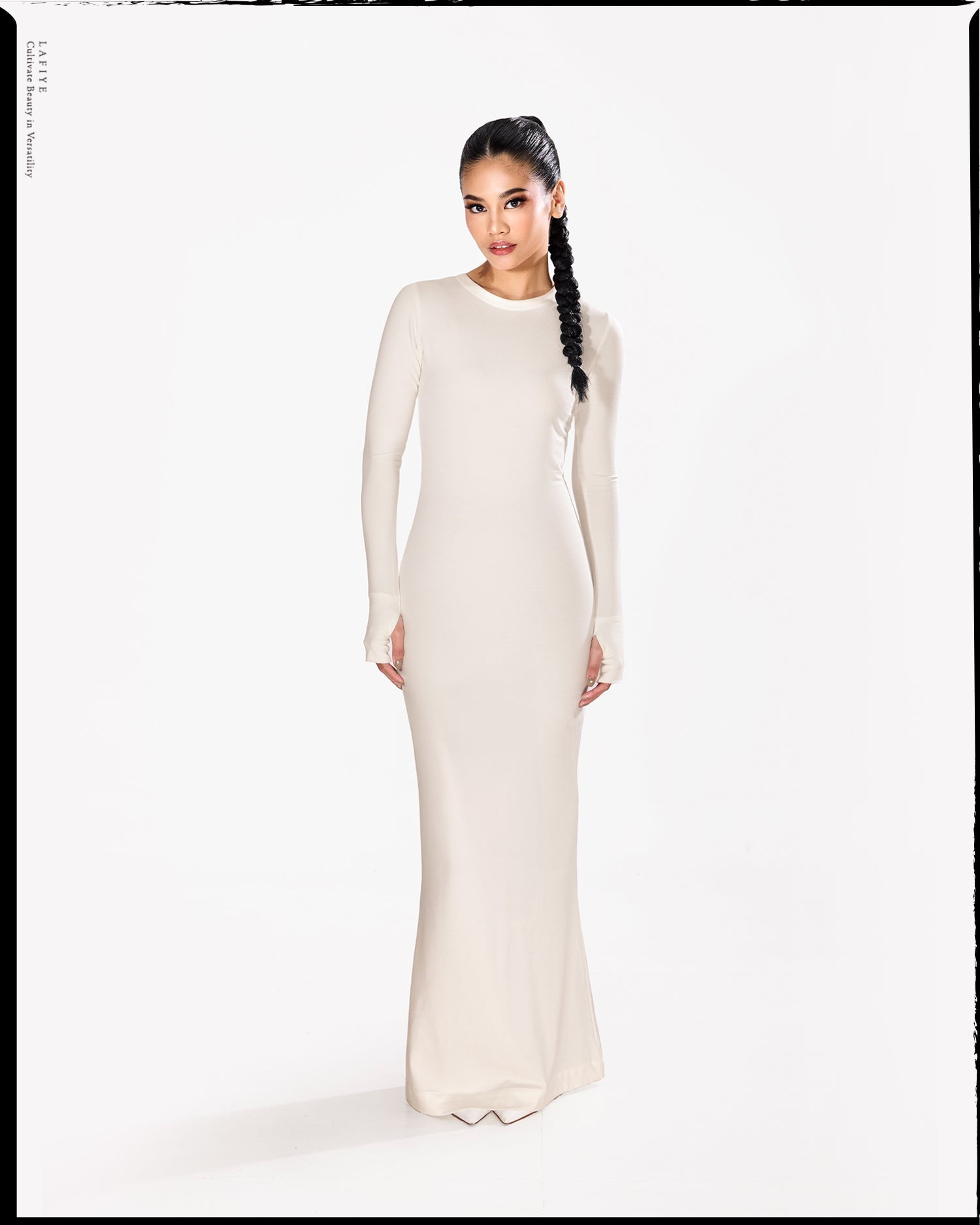 Ode Sculpting Dress in Almond
