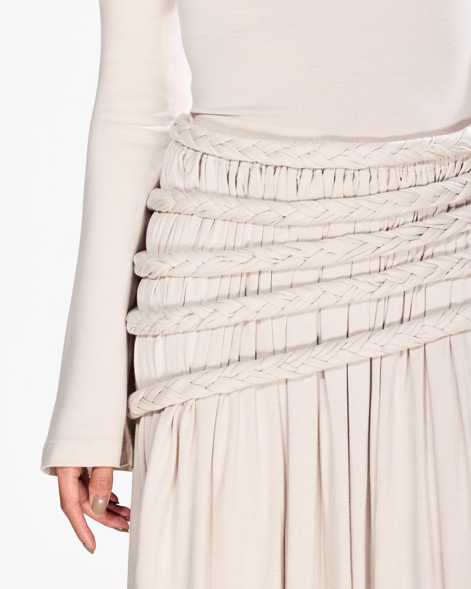 Ode Covet Skirt in Almond