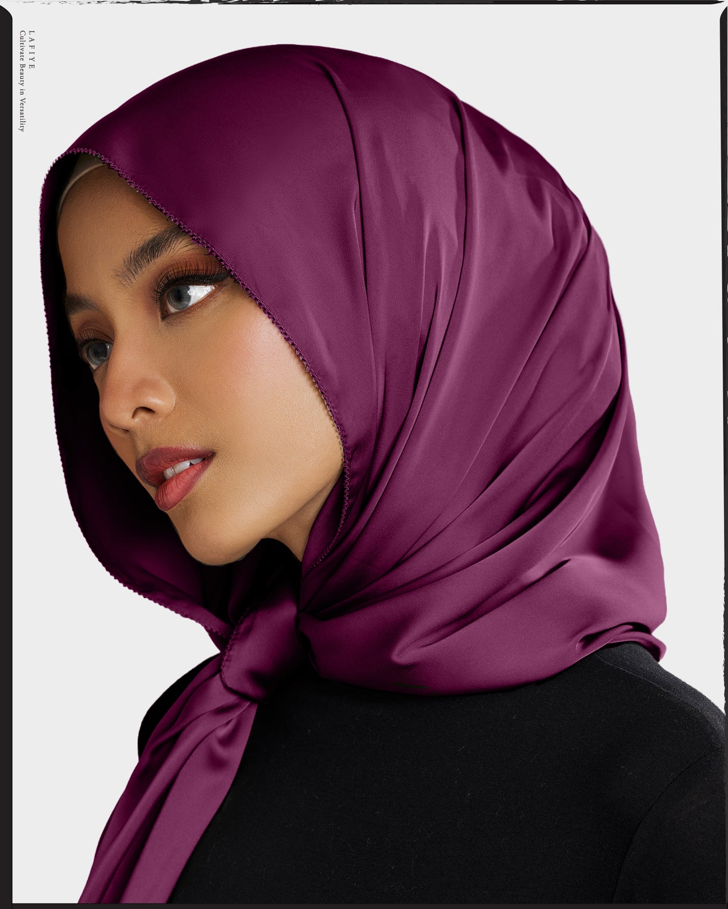 Premium Silk Scarf in Caveline