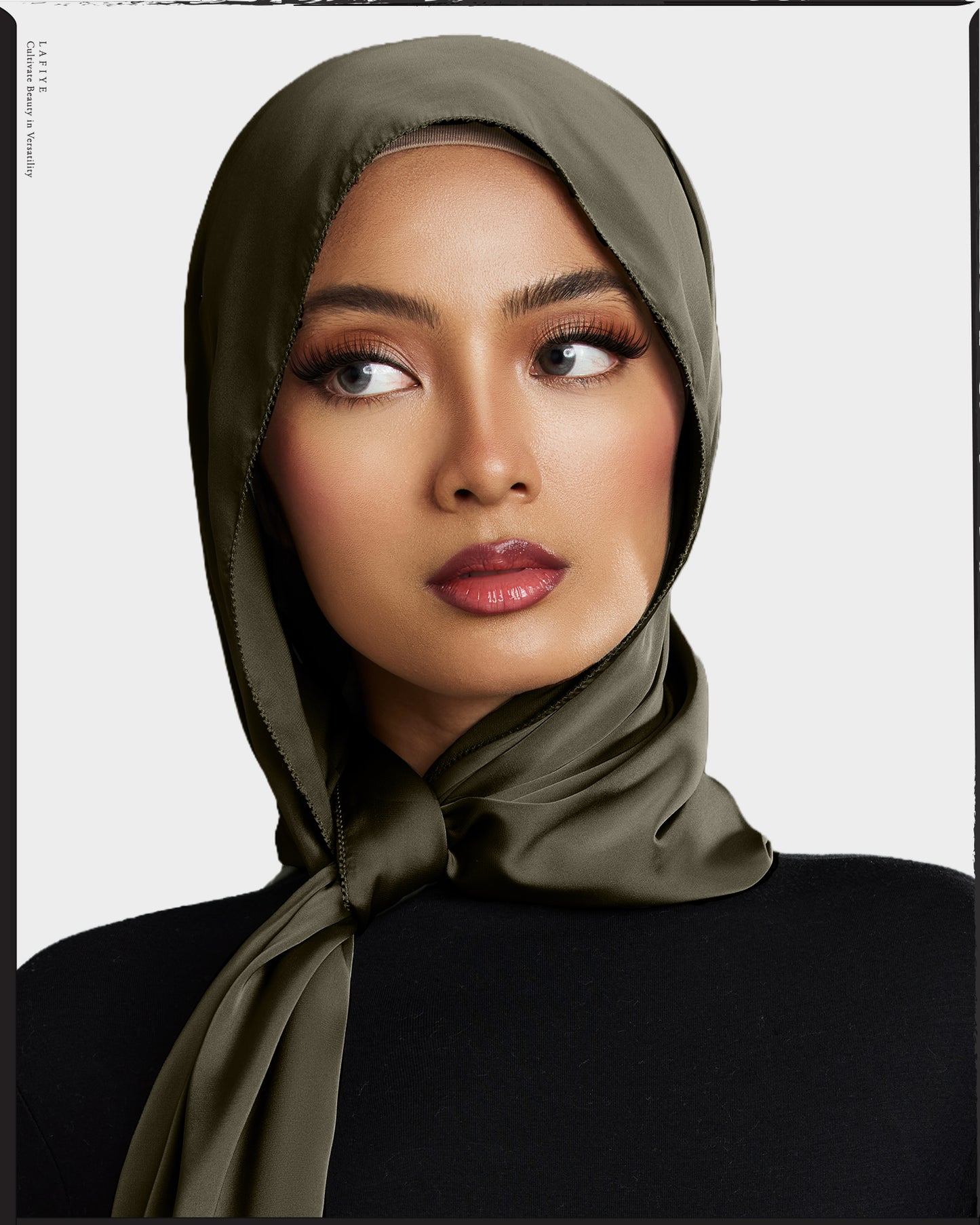 Premium Silk Scarf in Ceranite