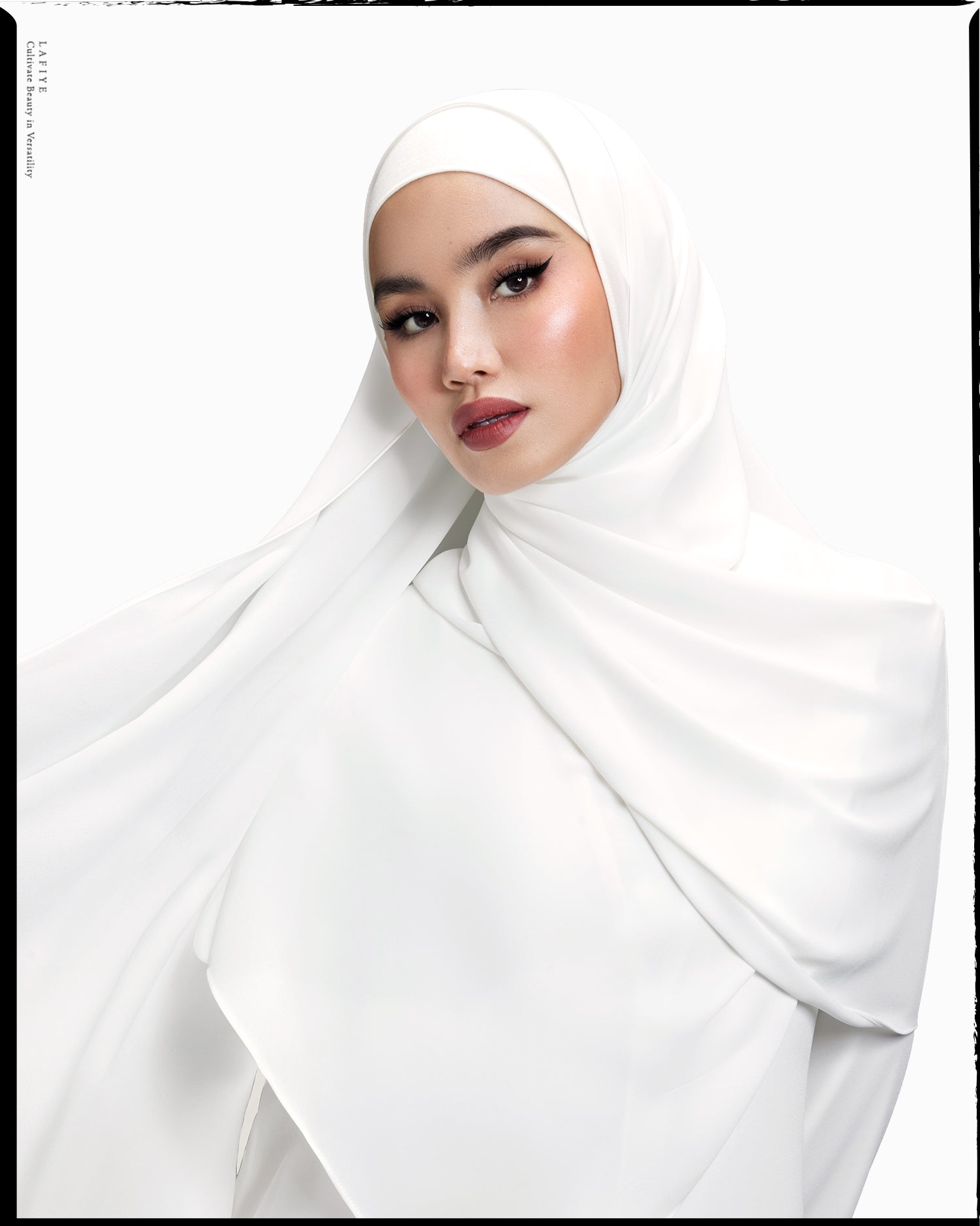 Sav Long Scarf in Marble