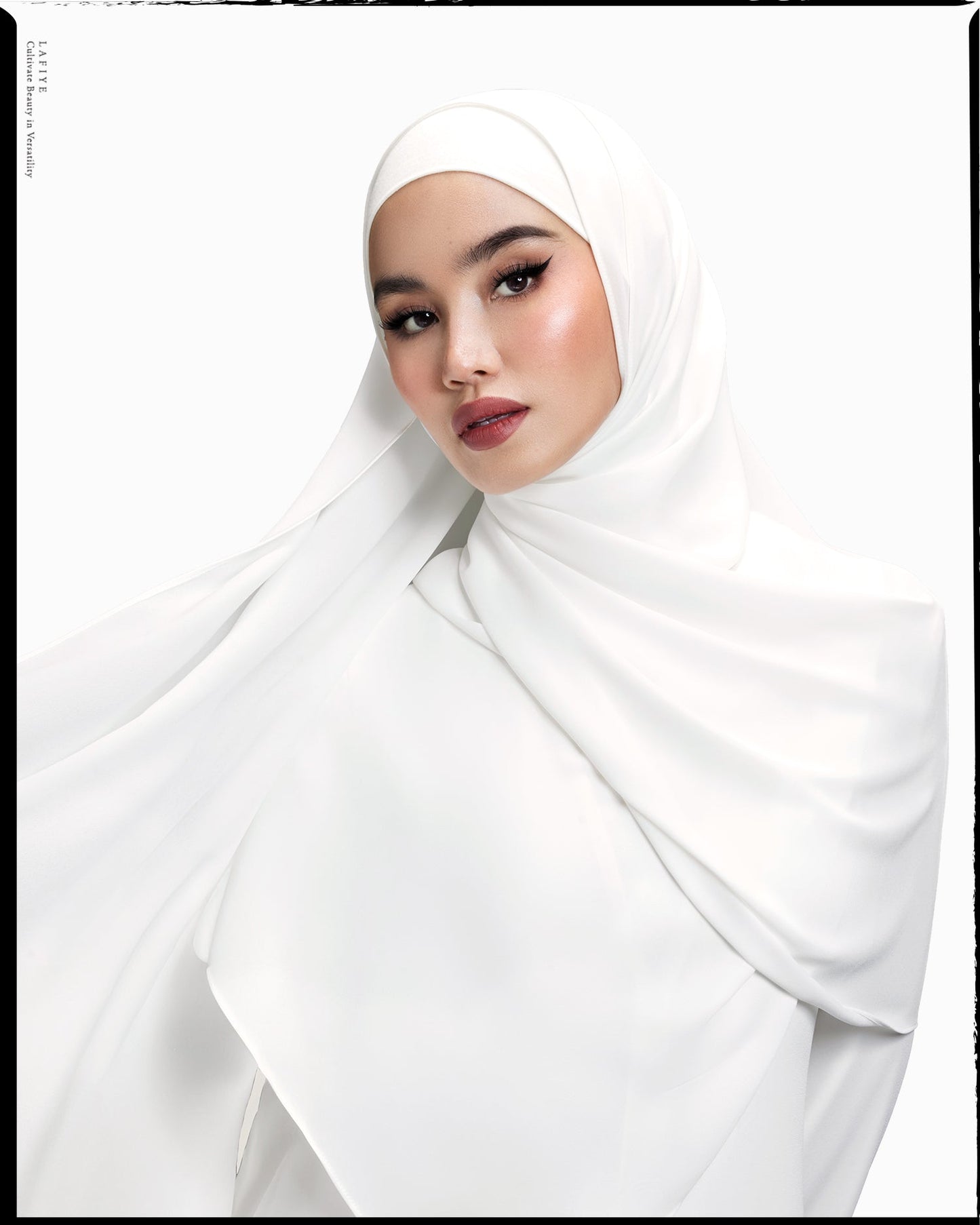 Sav Long Scarf in Marble