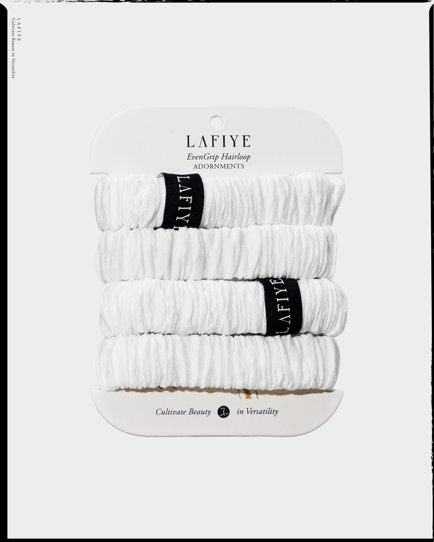 Luxe Ruched Hairtie in Faith