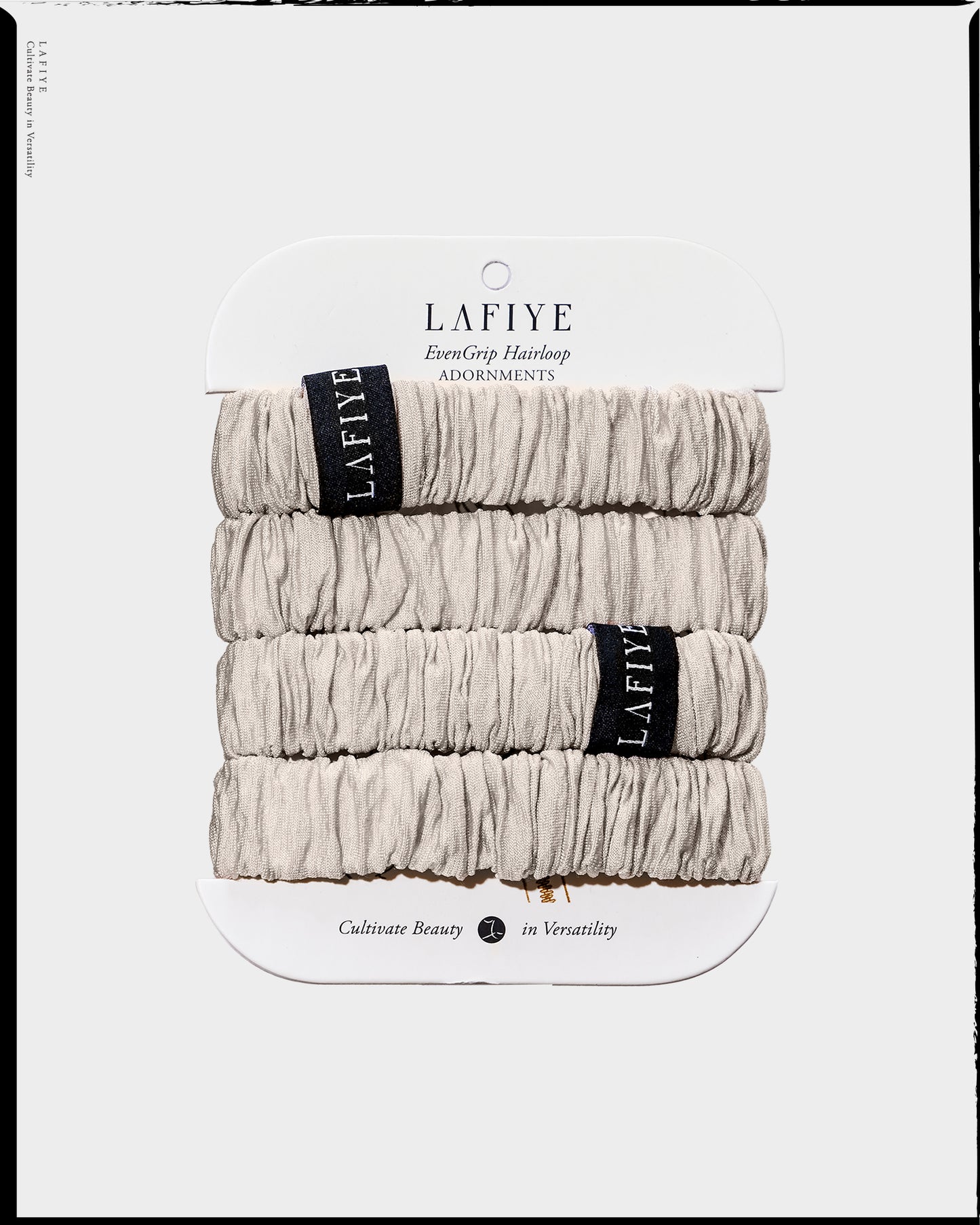 Luxe Ruched Hairtie in Sham