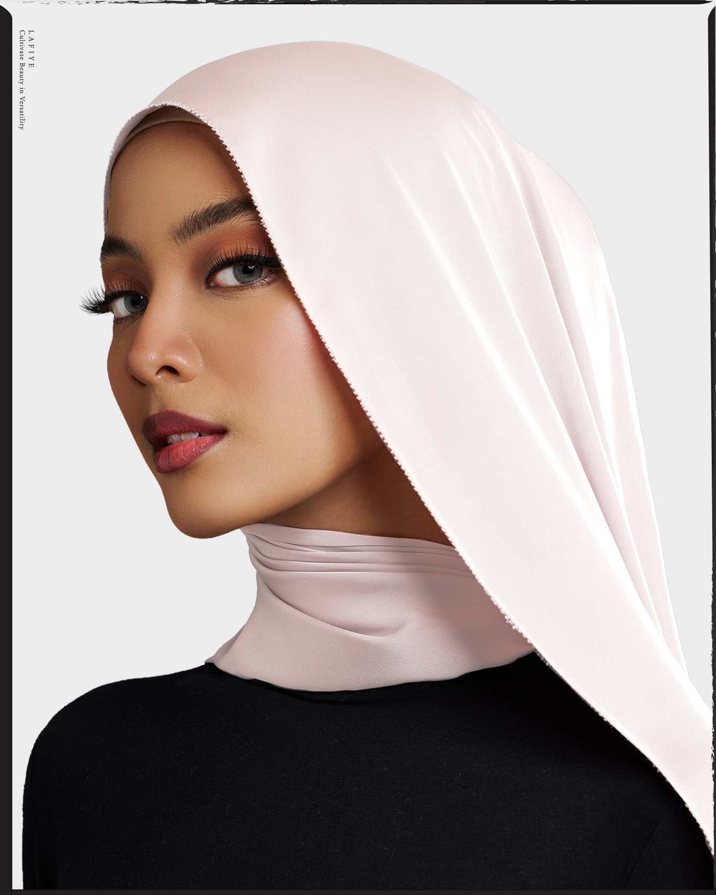 Premium Silk Scarf in Opal