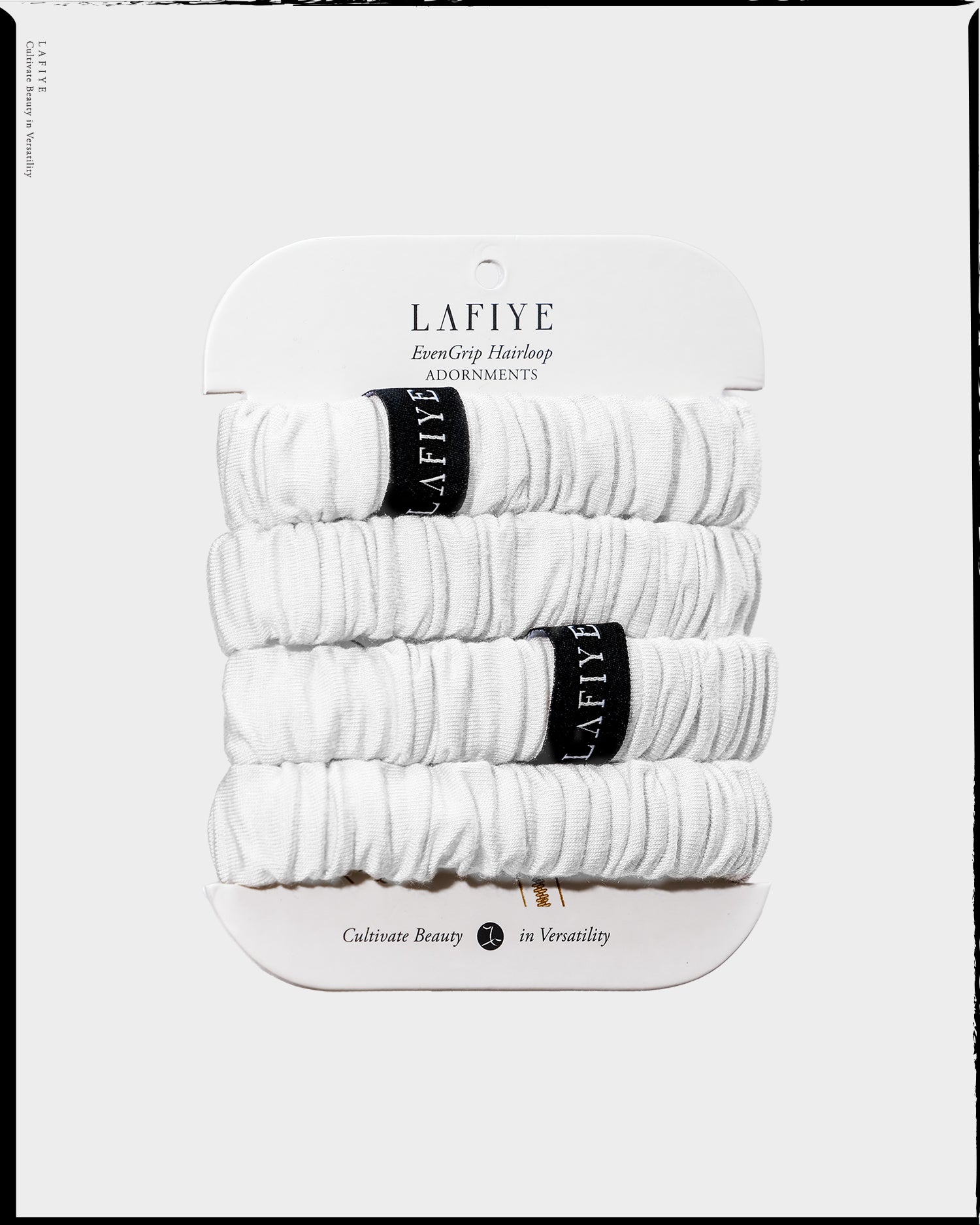 Ode Ruched Hairtie Small in Barley