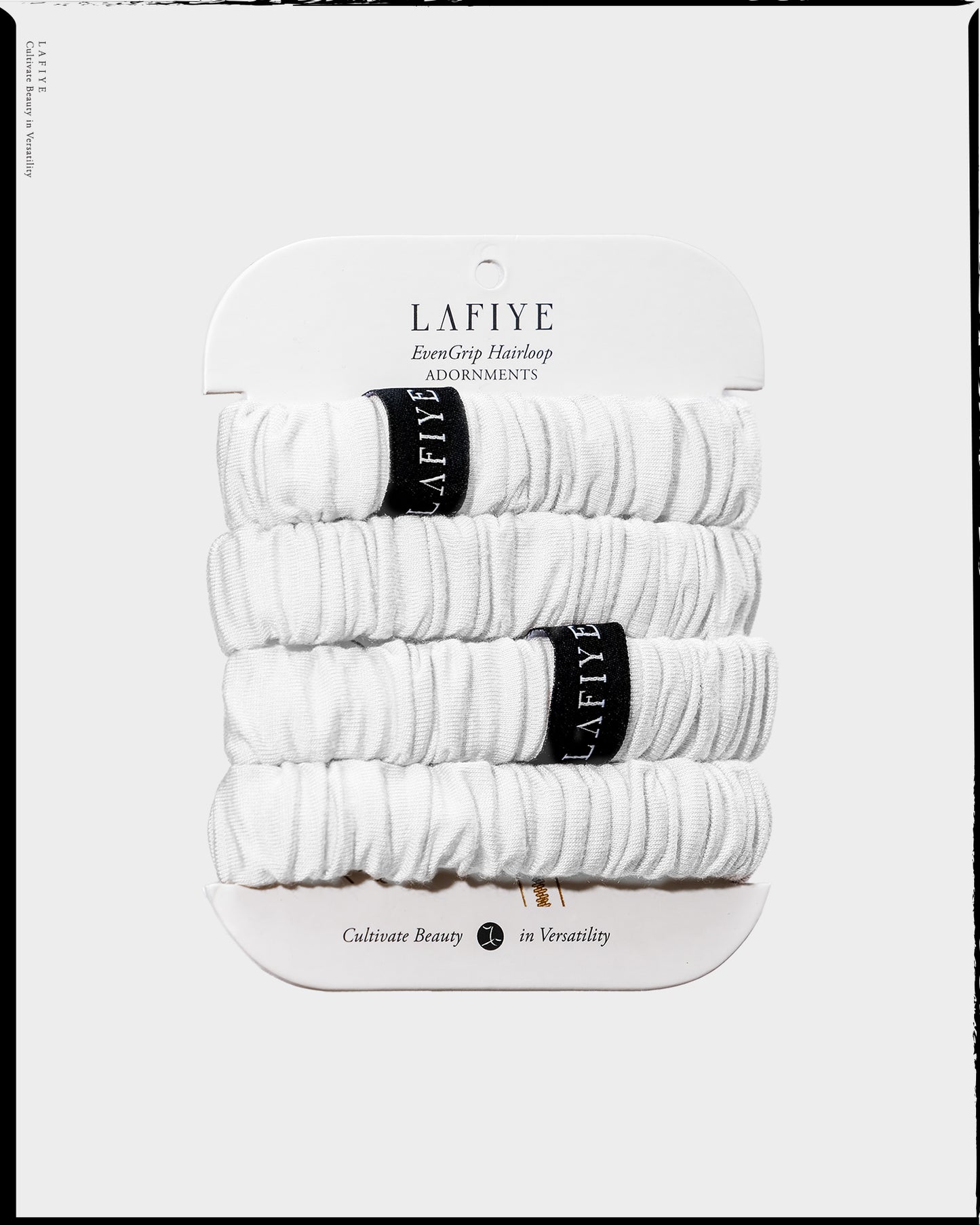 Ode Ruched Hairtie Small in Barley