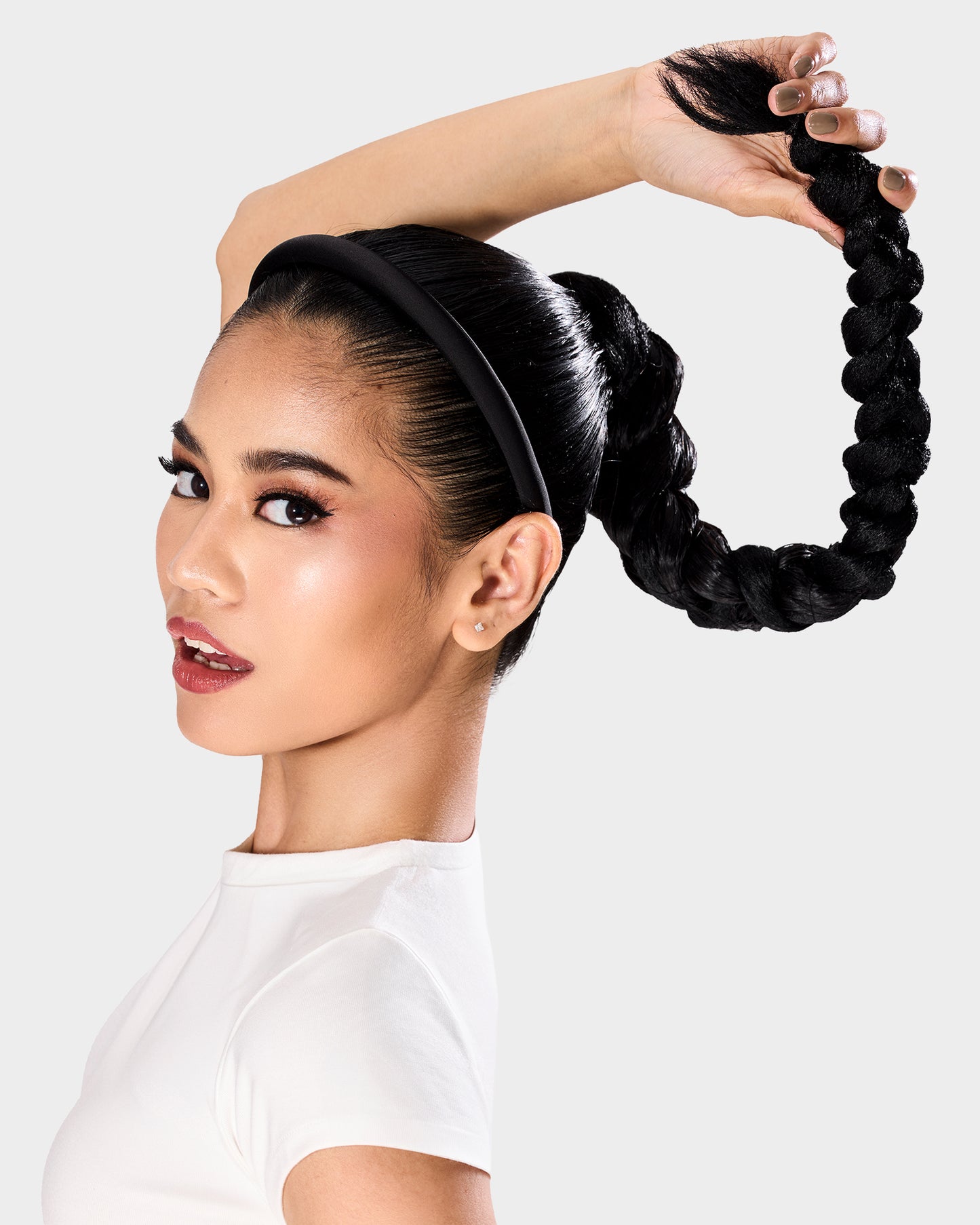 Plush Headband in Caveline