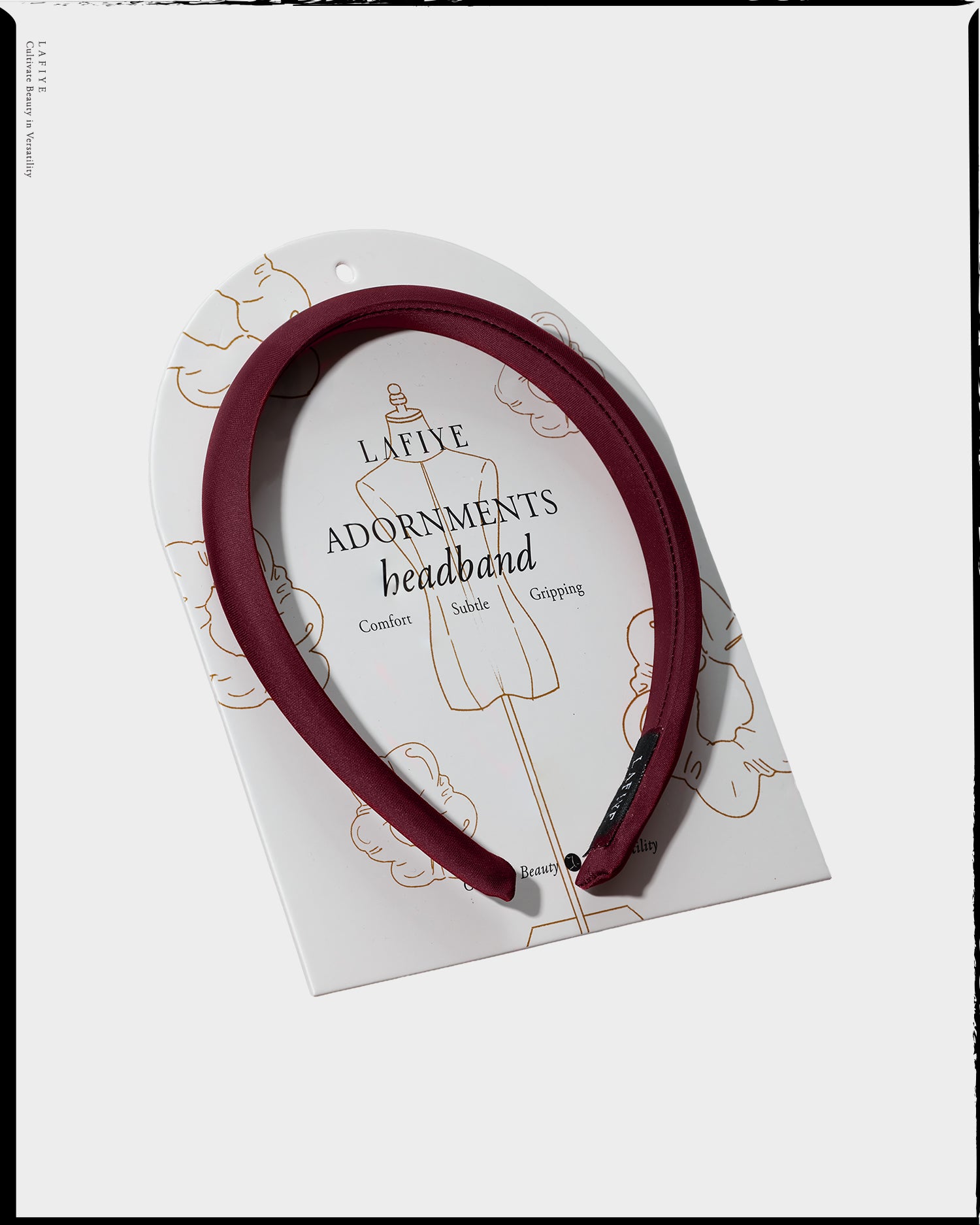 Plush Headband in Caveline
