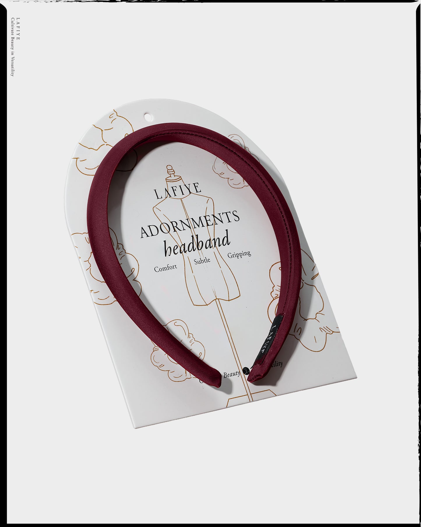 Plush Headband in Caveline