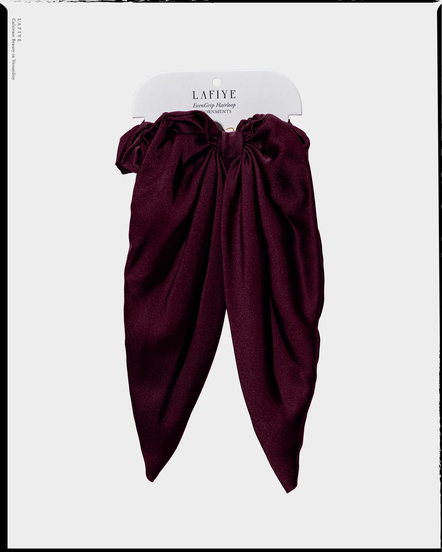 Silk BowBell Hairtie in Caveline