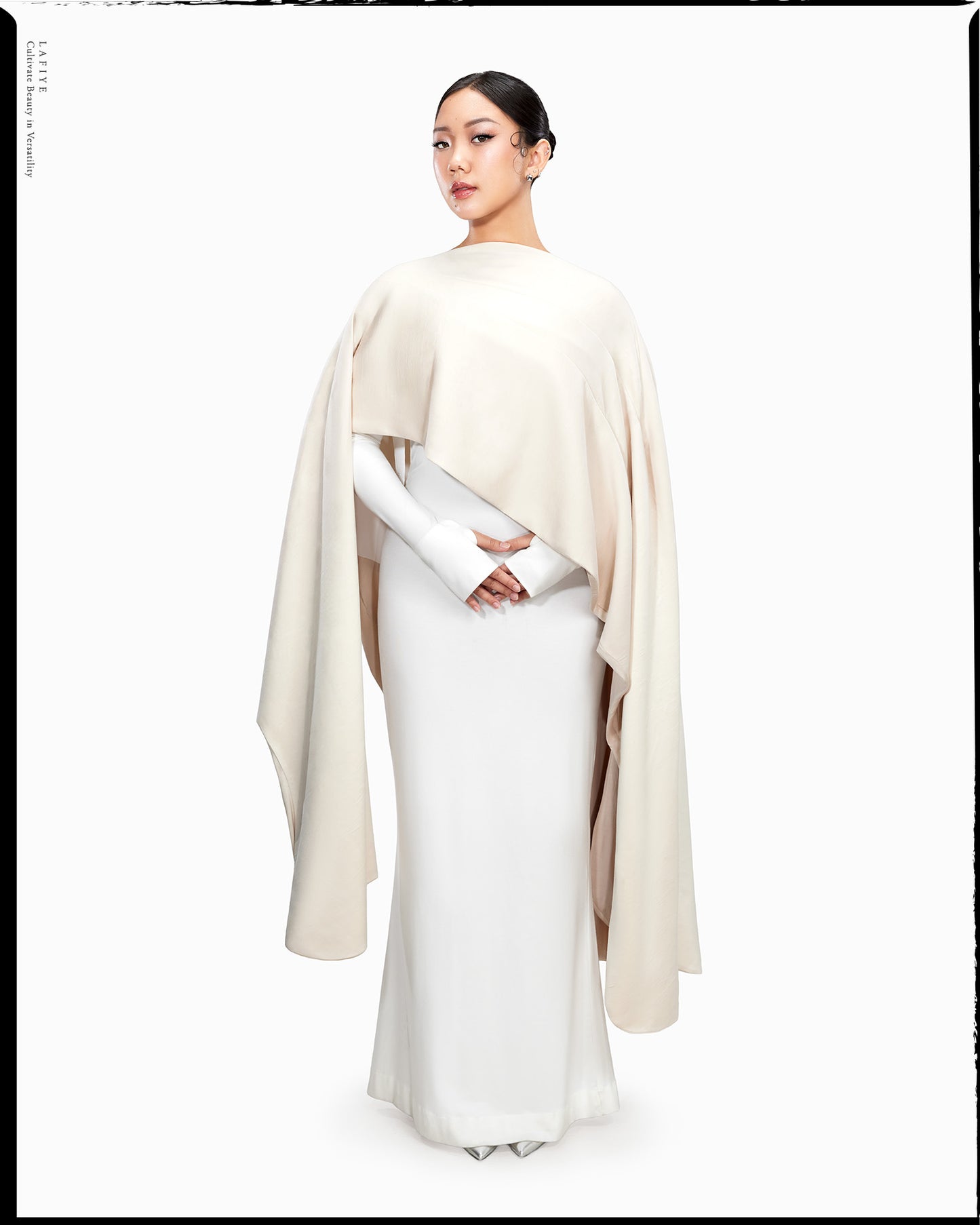AirSens Long Cape in Ivory