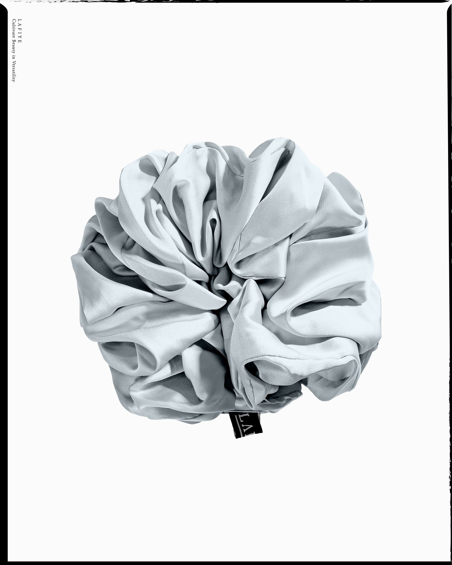 Silk Scrunchie in Aquamarine