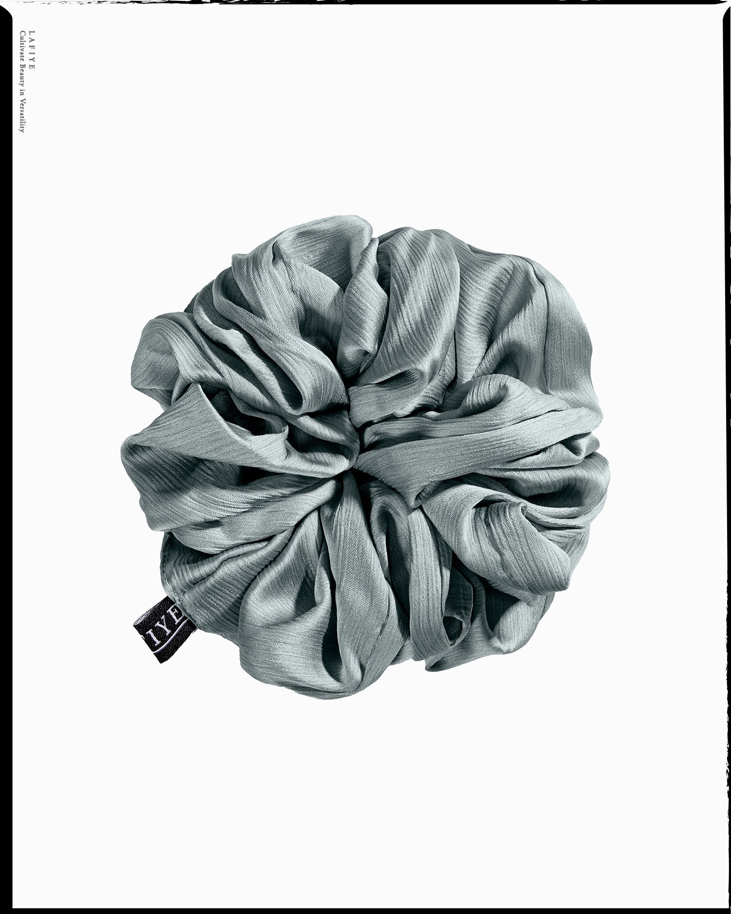 Textured Silk Scrunchie in Maudine