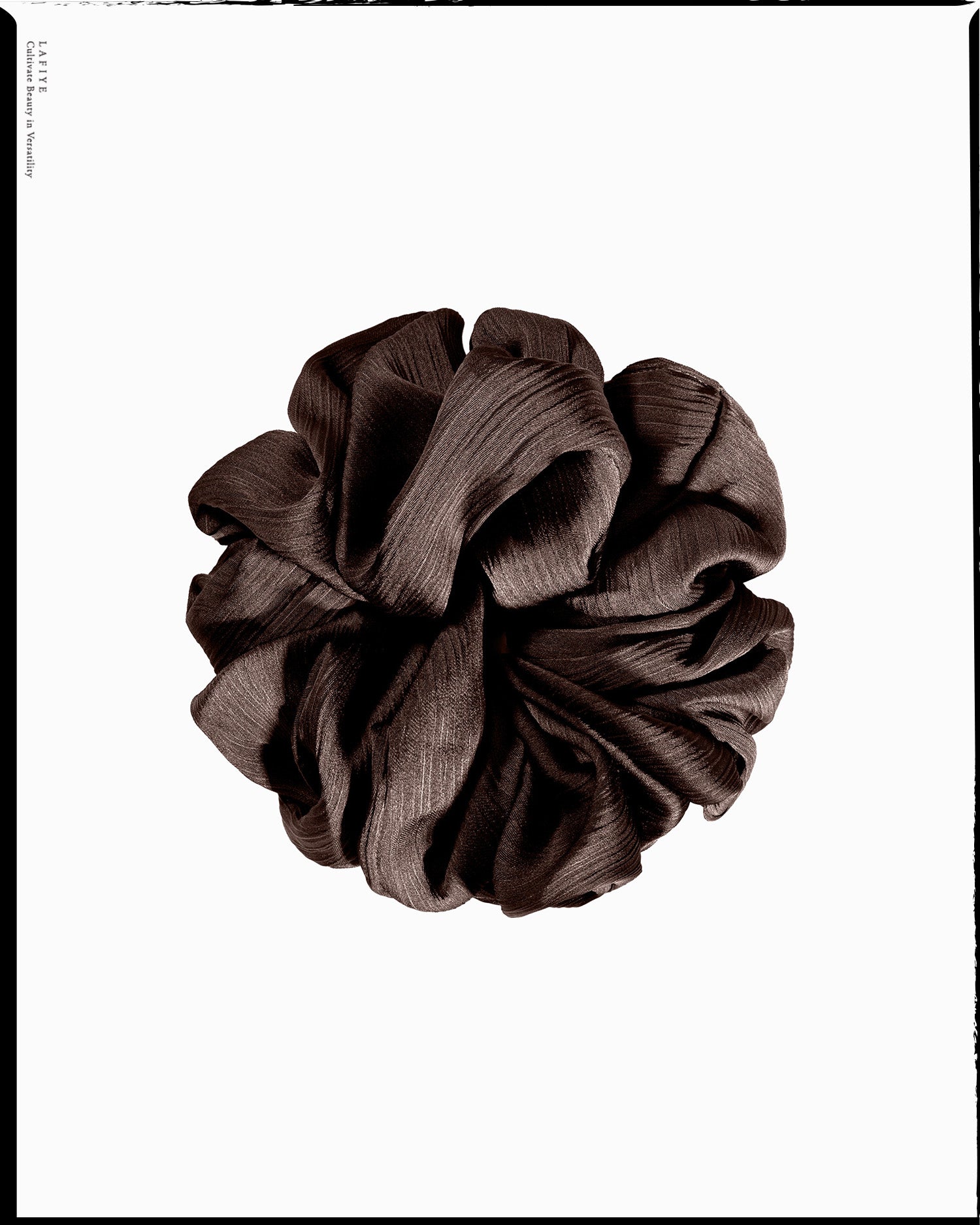 Textured Silk Scrunchie in Terranova