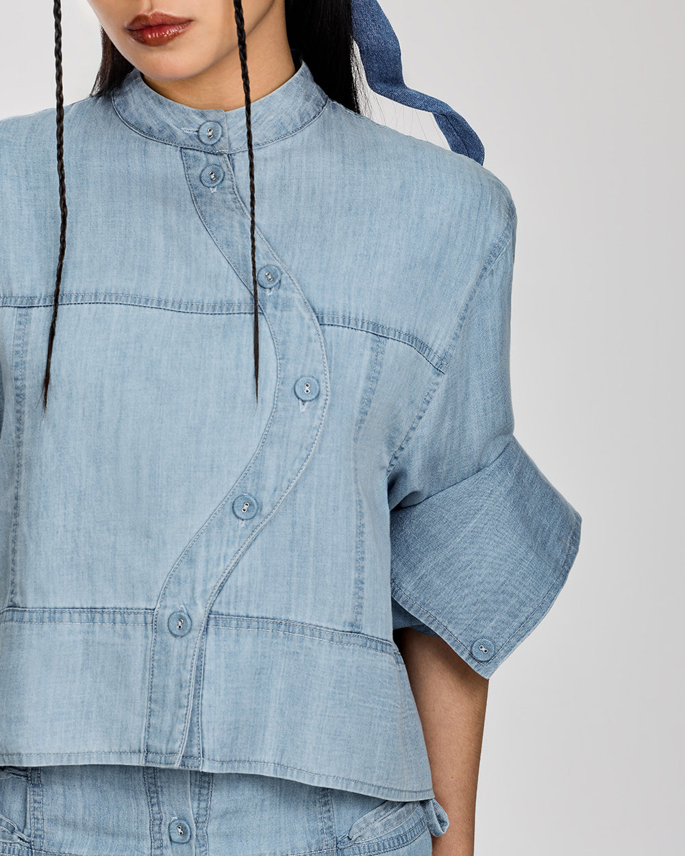 Lane Denim Overlayer in Light