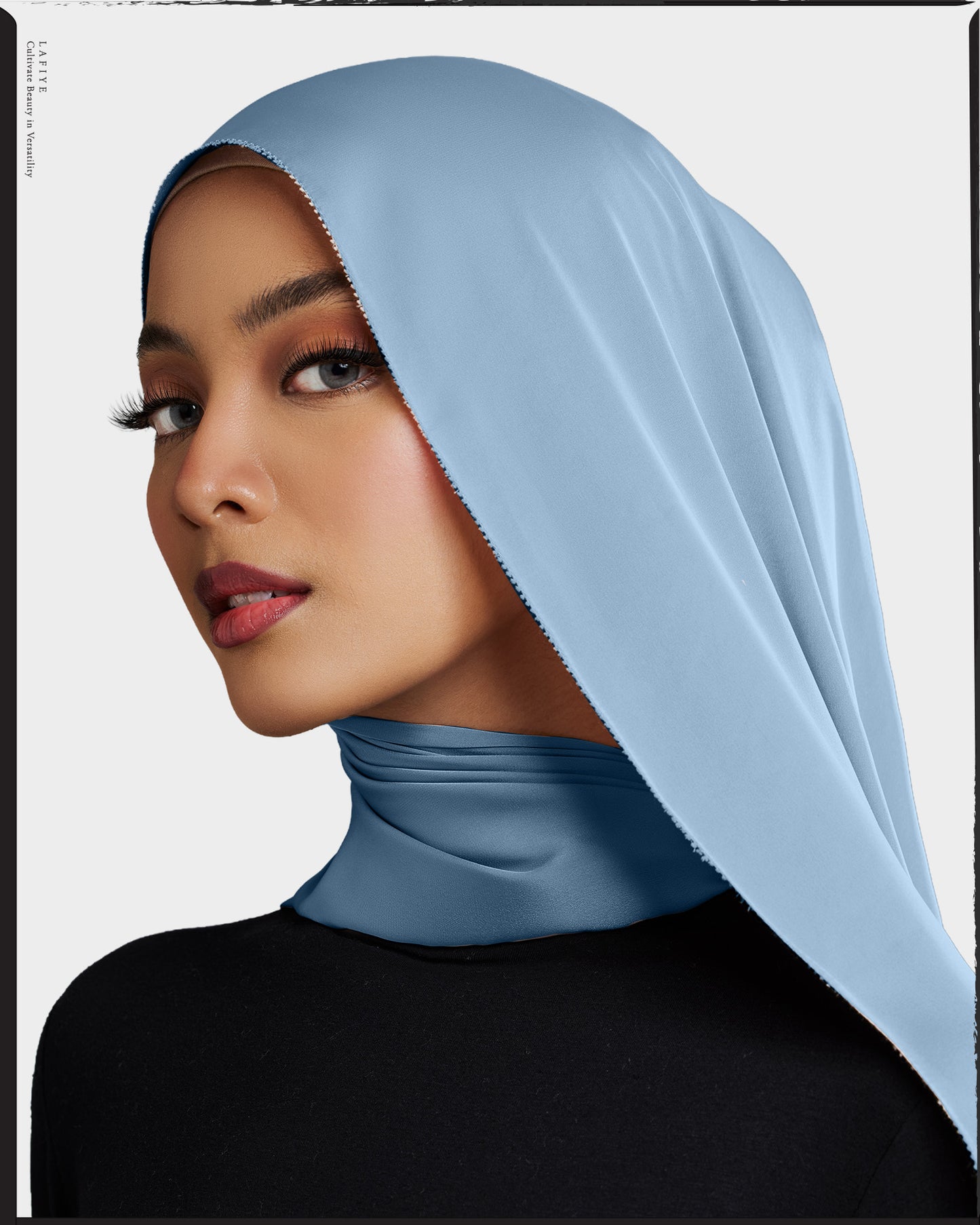 Premium Silk Scarf in Aquilite