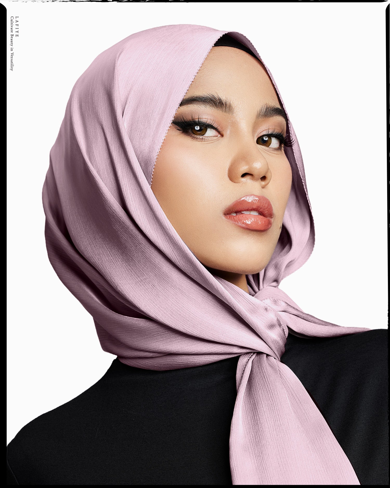 Premium Textured Silk Scarf in Caribia