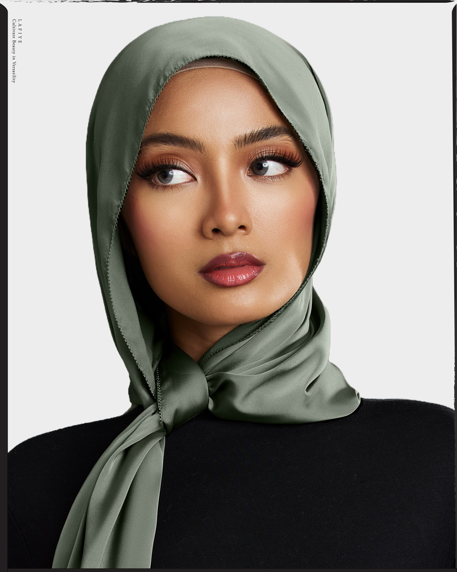 Premium Silk Scarf in Ceranite