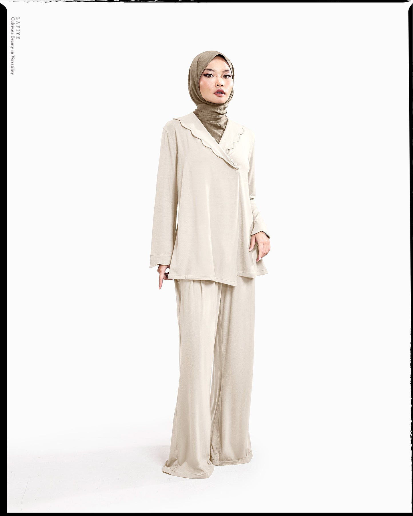 Ode Evening Set in Almond