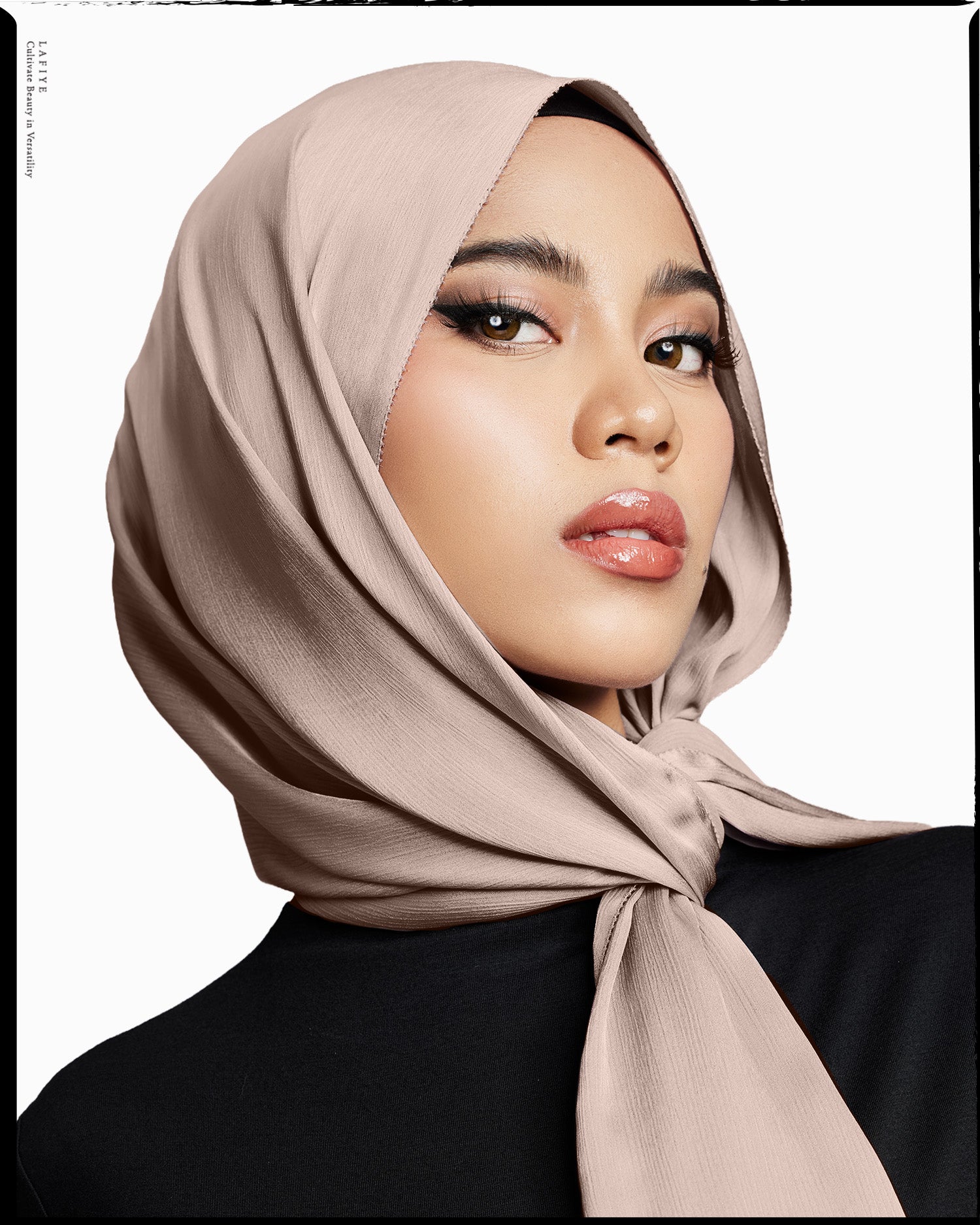 Premium Textured Silk Scarf in Decay