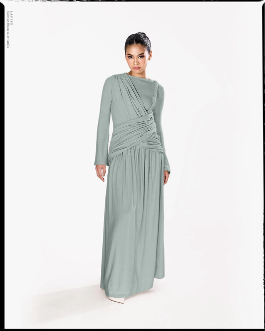 Ode Covet Gown in Clover