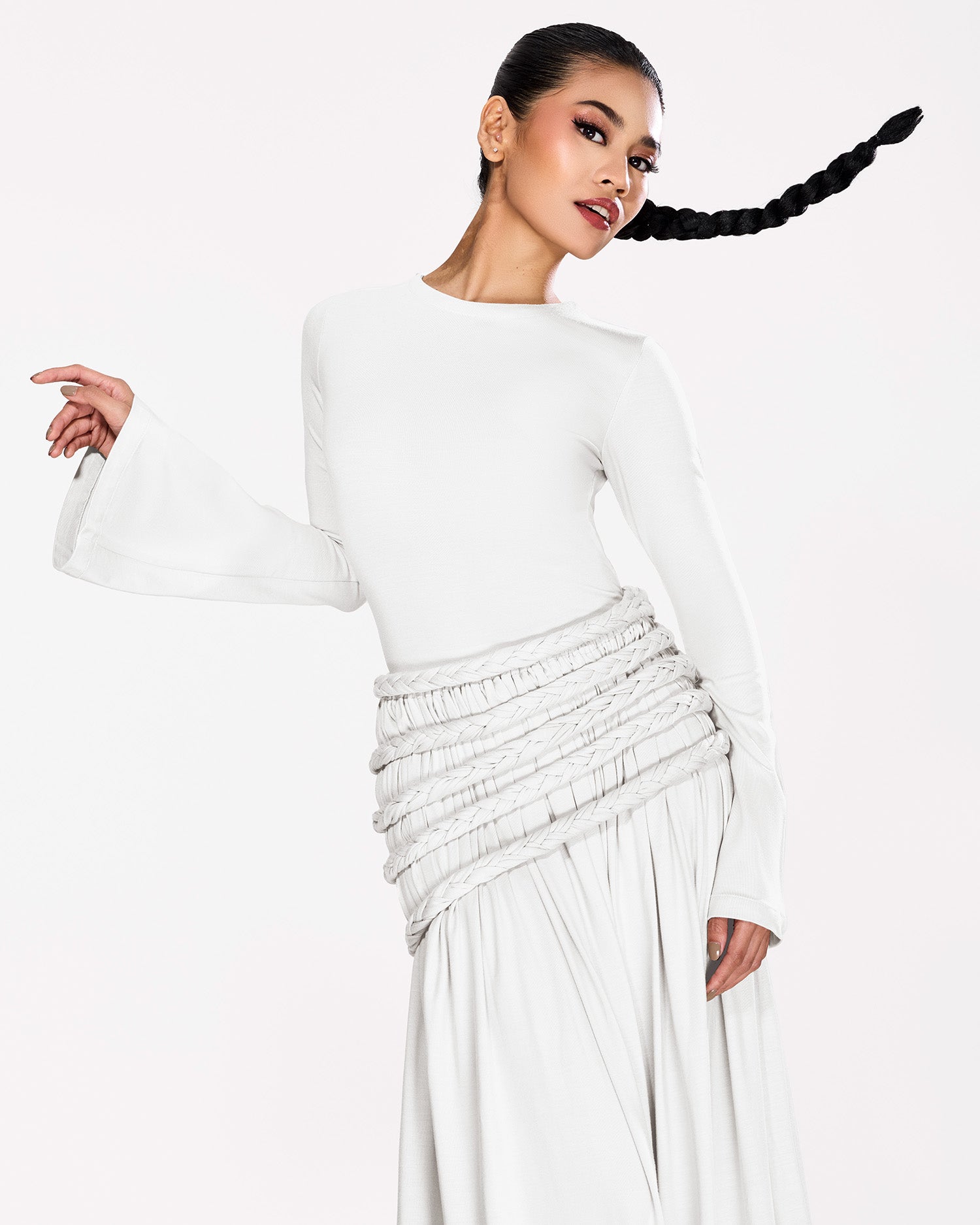 Ode Covet Skirt in Barley
