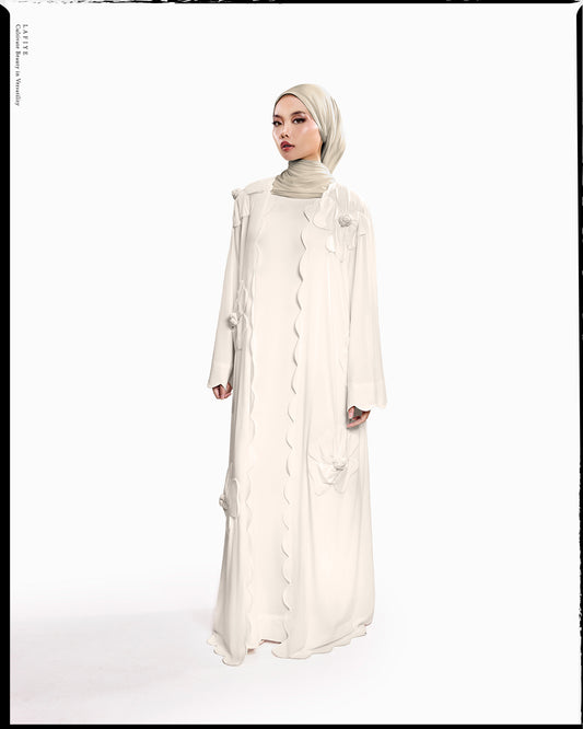 Ode Evening Gown in Almond