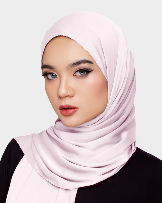 Premium Silk Scarf in Roseline