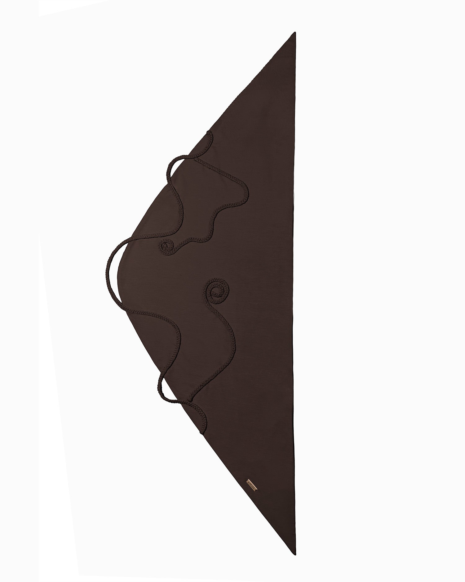 AirSens Braids Shawl in Deep Brown