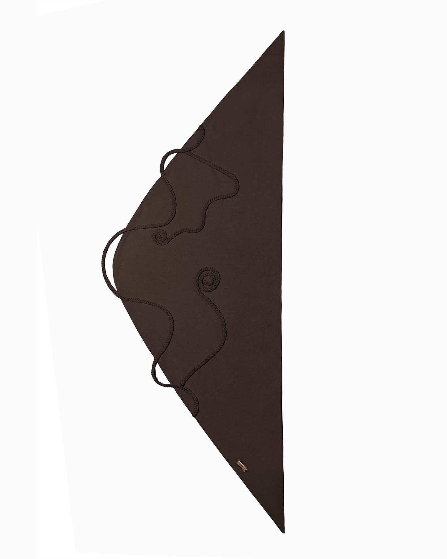 AirSens Braids Shawl in Deep Brown