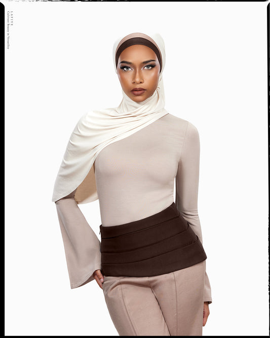 AirSens Asymmetrical Waspie in Deep Brown
