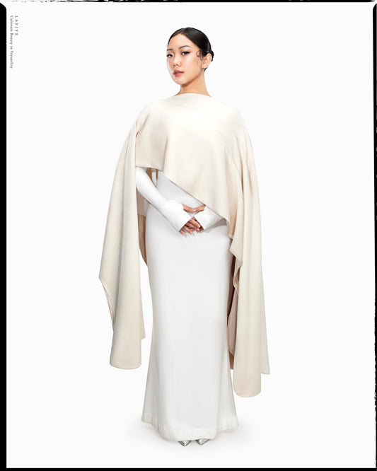 AirSens Long Cape in Ivory
