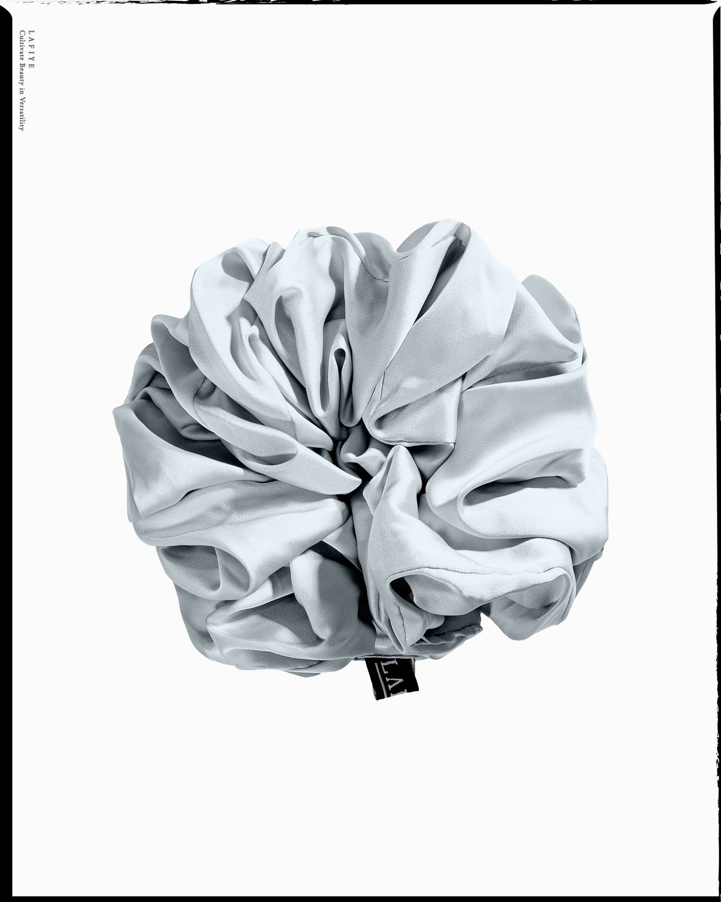 Silk Scrunchie in Aquamarine