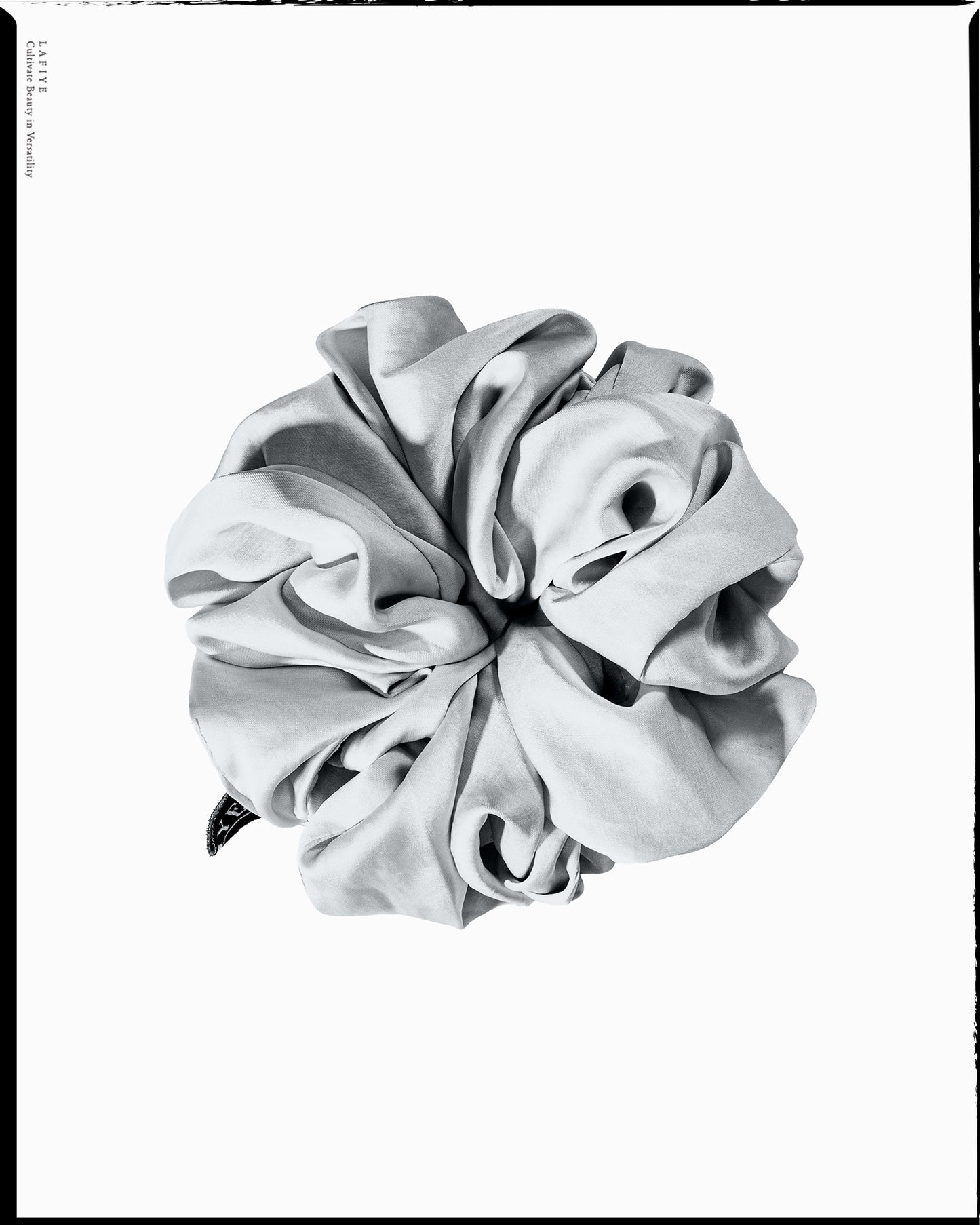 Silk Scrunchie in Cavenite
