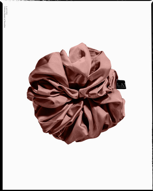 Silk Scrunchie in Garnett