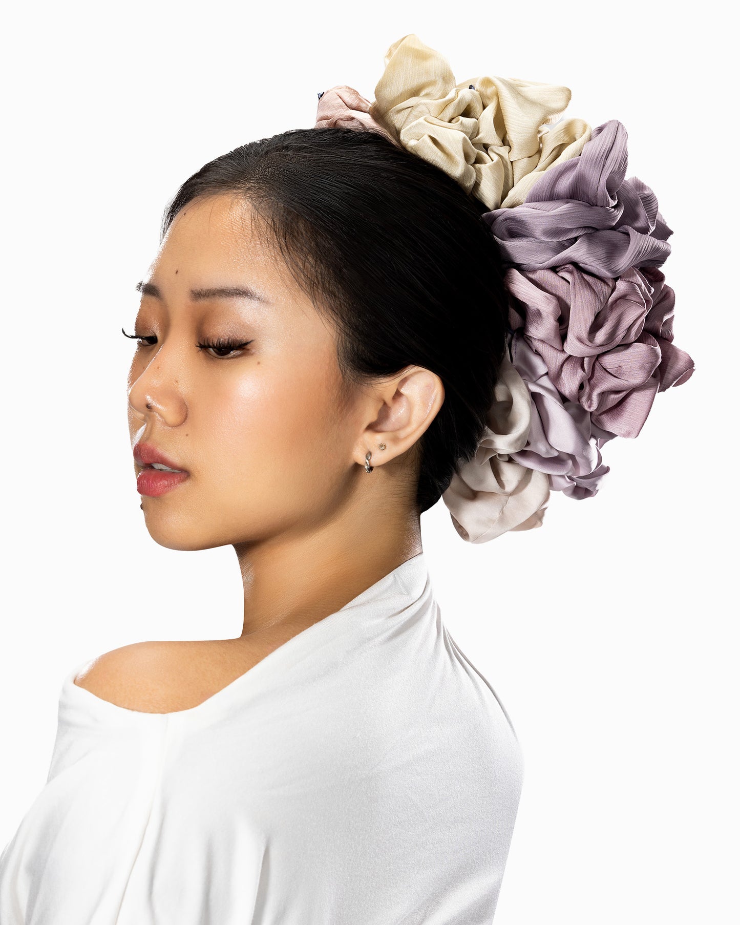 Silk Scrunchie in Aurea