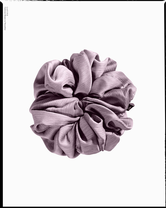 Textured Silk Scrunchie in Dawn