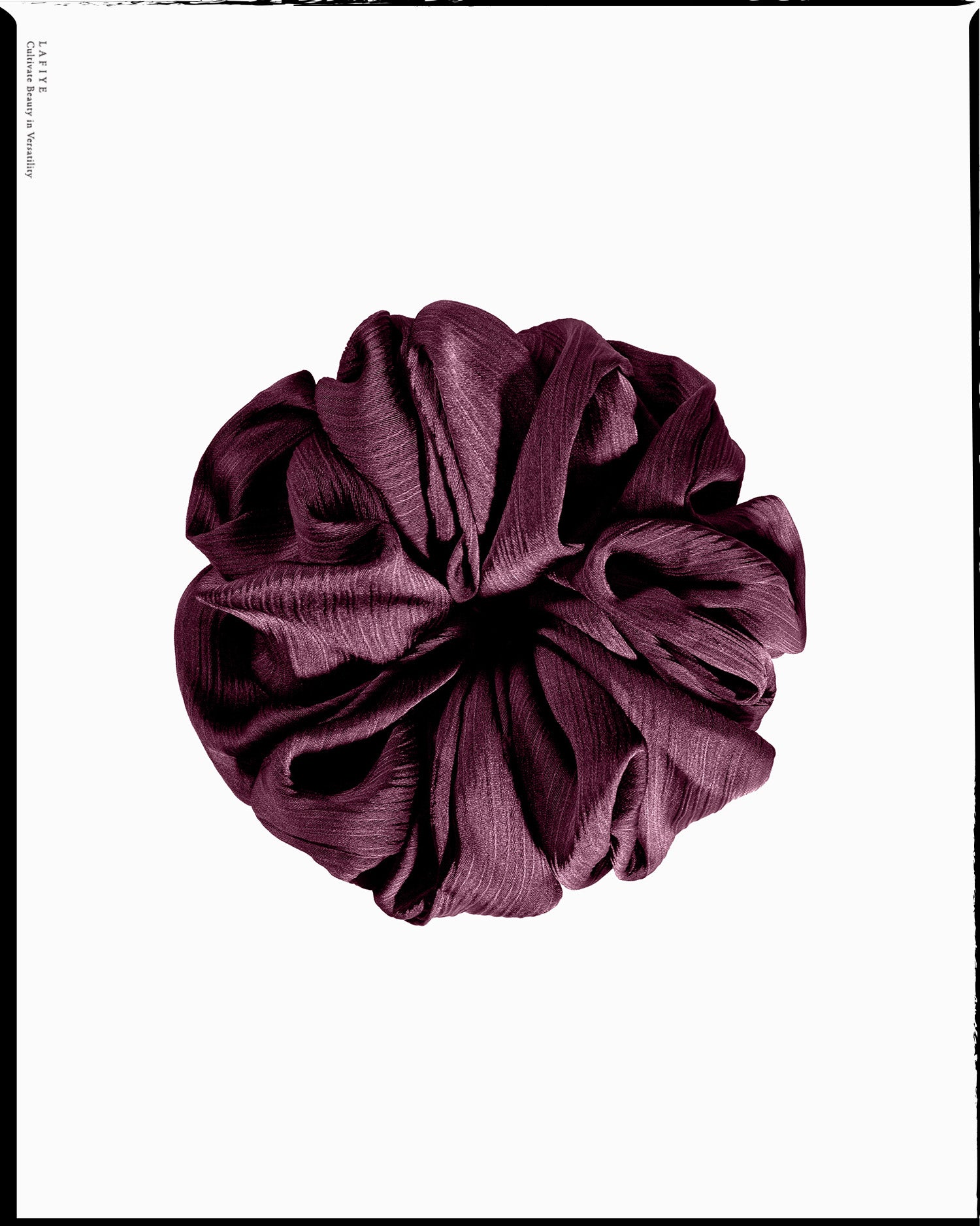 Textured Silk Scrunchie in Marge
