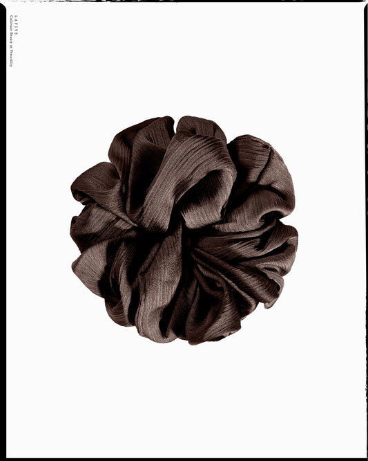 Textured Silk Scrunchie in Terranova