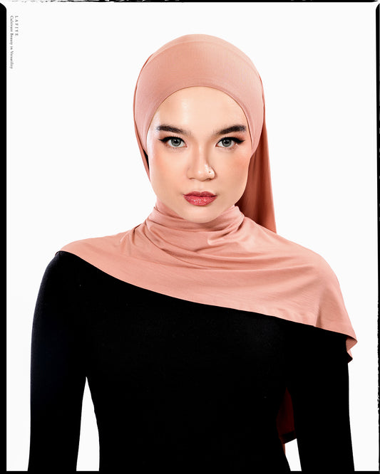 Vel Sens Scarf in Coral