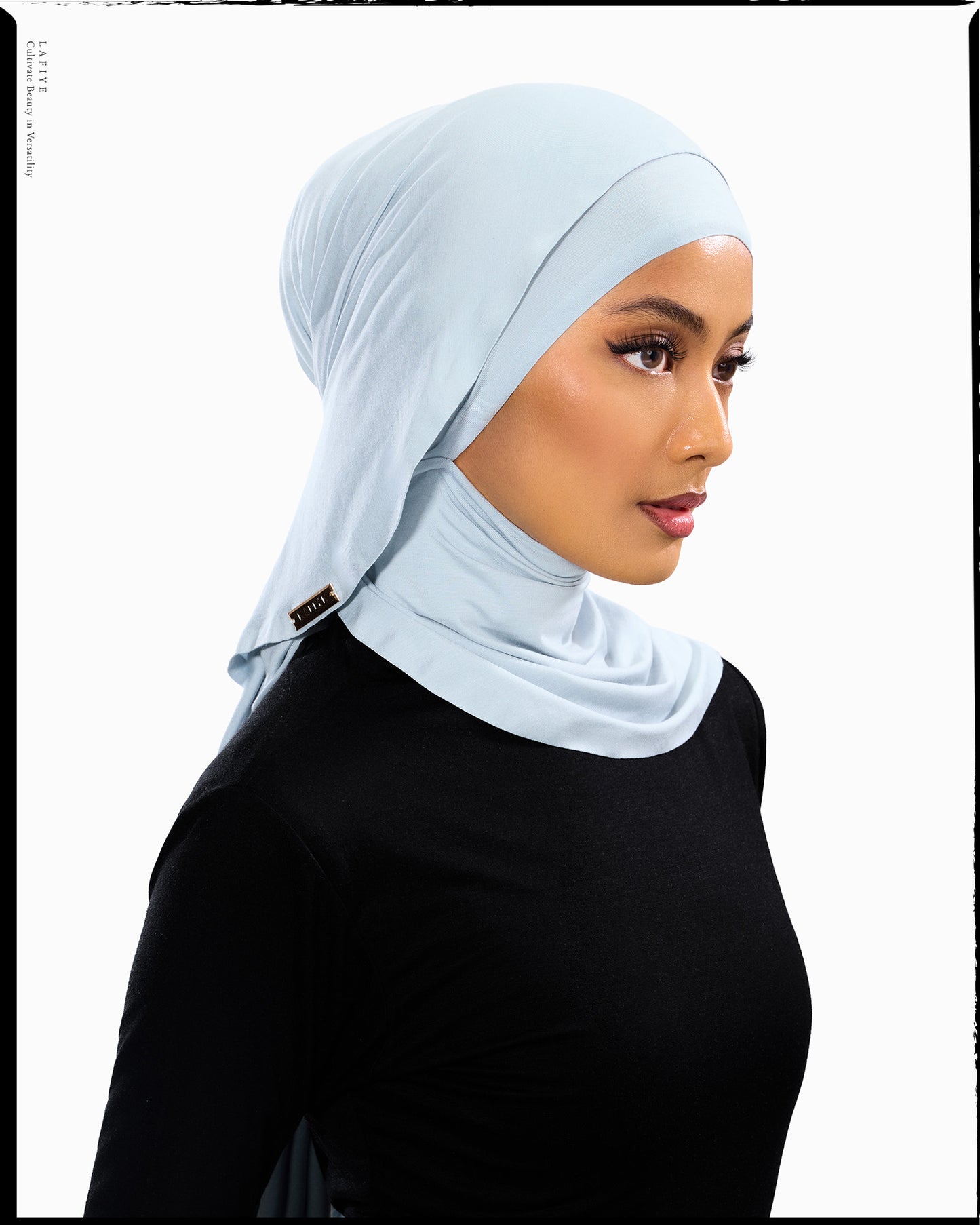Vel Sens Scarf in Light Blue