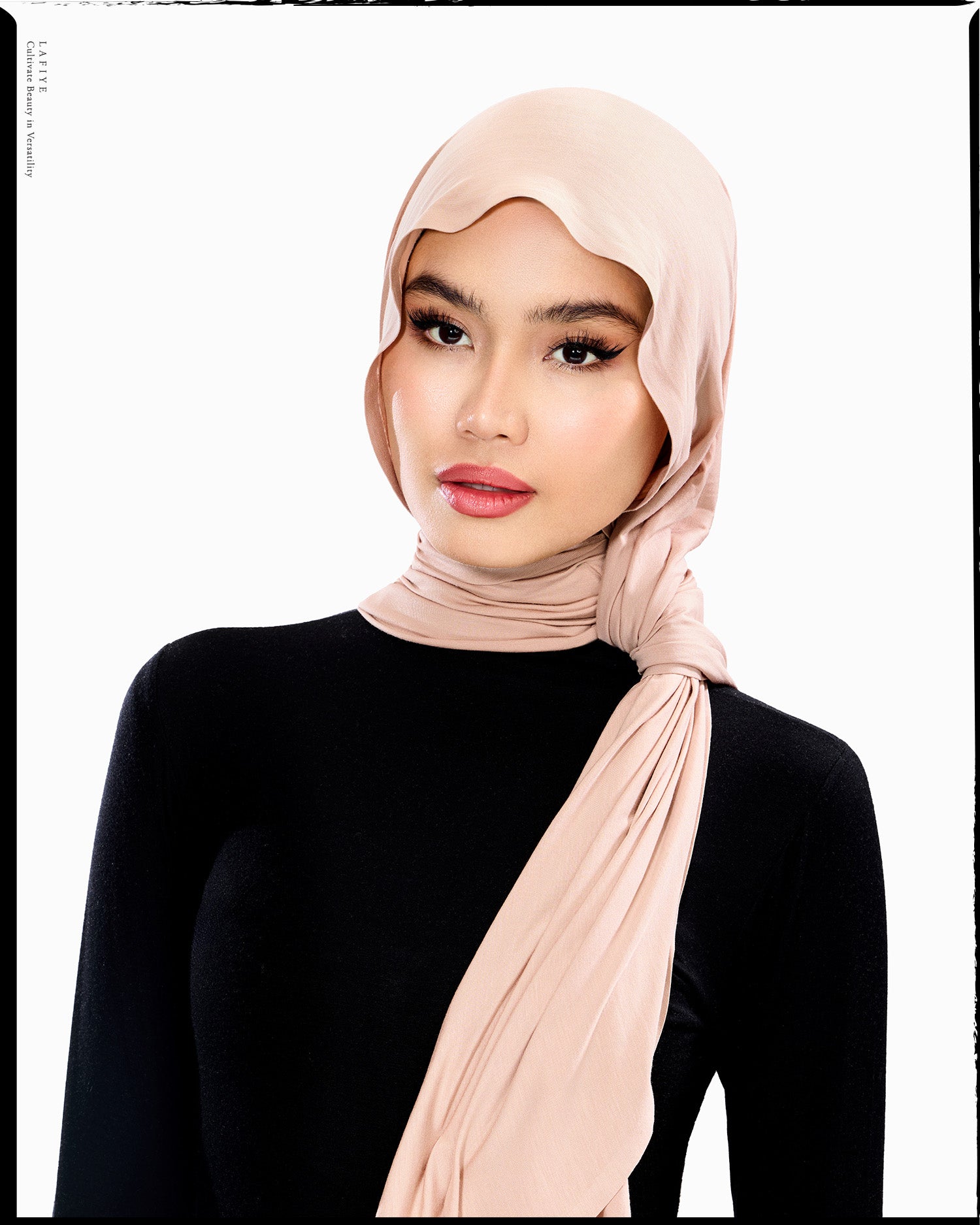 Vel Sens Scarf in Pale Pink