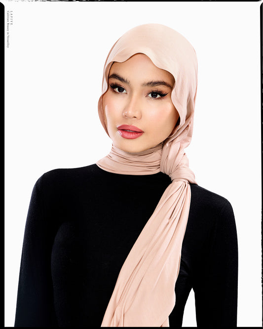 Vel Sens Scarf in Pale Pink